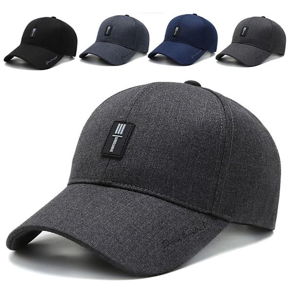 Justerbar snabb torkande baseballkeps, baseballkeps, solskyddskeps, golf fiskekeps, vår och sommar, trendig dark grey No,