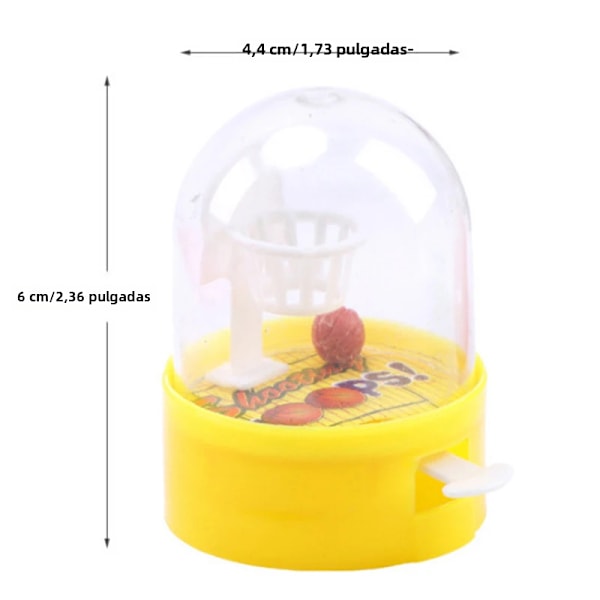 Mini fingerspel, 10-pack, skrivbordsleksaker, basketspel, födelsedagsfest souvenirer, skolprisfyllmedel 10 pieces of mixed color No,