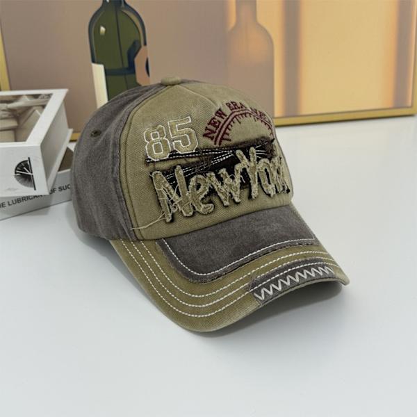 Justerbar baseballkeps, UV-beständig retro fiskehatt, solparaply, broderade bokstäver, vår och sommar 6 No,