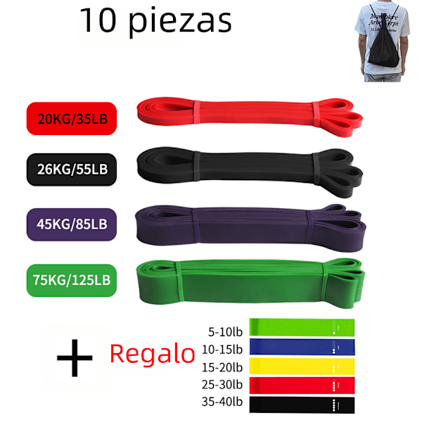 Sportlatex uthållighetsband, högstyrka elastiska band för träning, Pilates, fitnessutrustning h13h19zilv CG No,