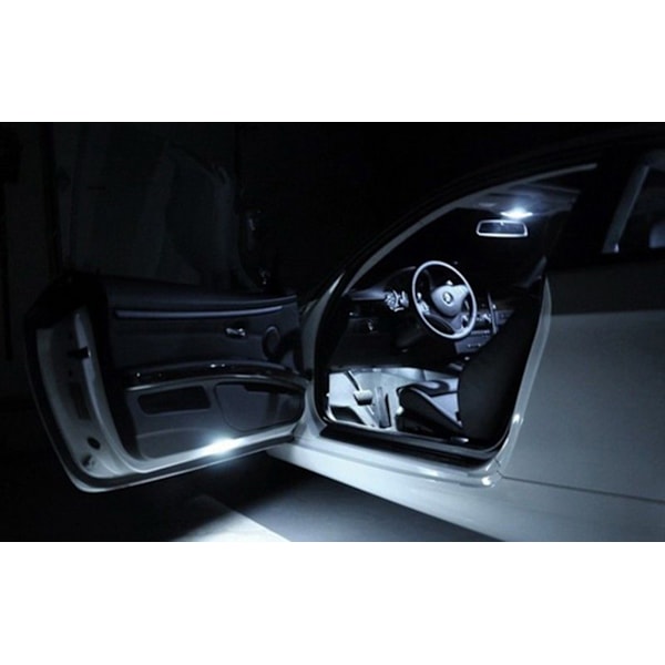 Angrong Canbus vita LED-lampor för fotpedaler och dörrar används för Volvo S60, S80, V40, V60, V70, XC60, XC70 60 thousand white