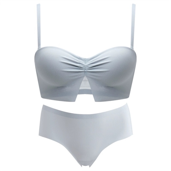 Sport-BH-set i polyester för tjejer med liten byst Pink skin single piece 38/85ab
