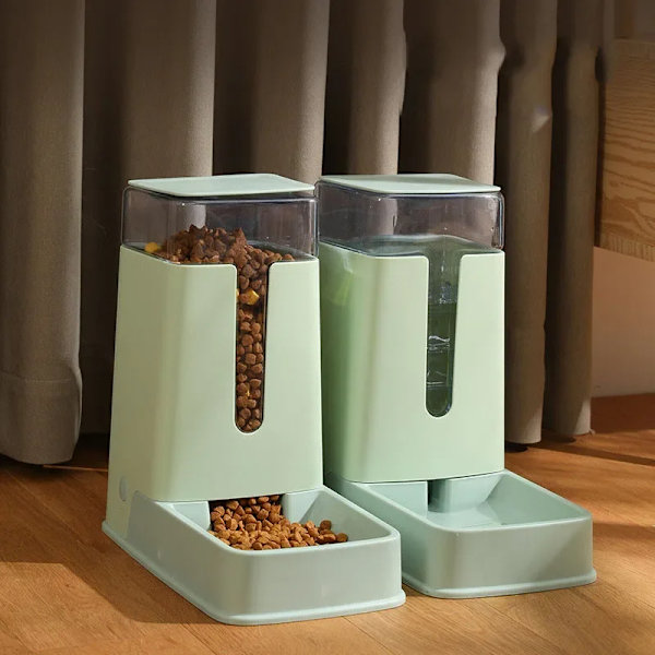 3,5L automatisk vattenbehållare för hund och katt green Food Bowl