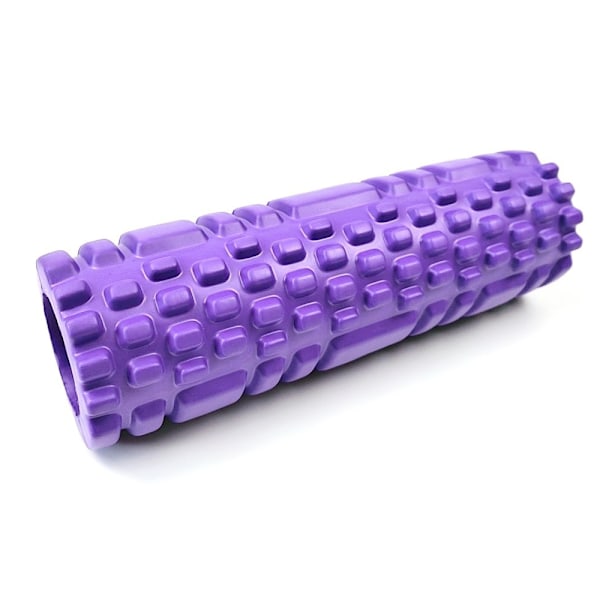 Gym och Pilates med 26 cm yogarulle ryggmassage yogablock rulle hemmaträningsutrustning Purple; No,