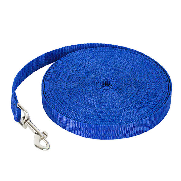 Hundträningsrem med nylonlångrem, utrustad med dragrep för små och stora hundar från 1,5 meter till 10 meter. Husdjurstillbehör blue 1 million 800 thousand