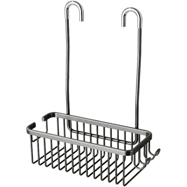 Duschkorg med hänge, badrum dusch kran, hängande korg, badrum organisation förvaringsställ grey No,