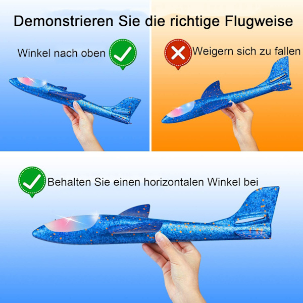 Polystyrenplan, 2-delad polystyrenplan, glidflygplan No, No,