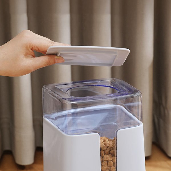 3,5L hund- och kattvattendispenser, automatisk matare för husdjur grey Water bowl