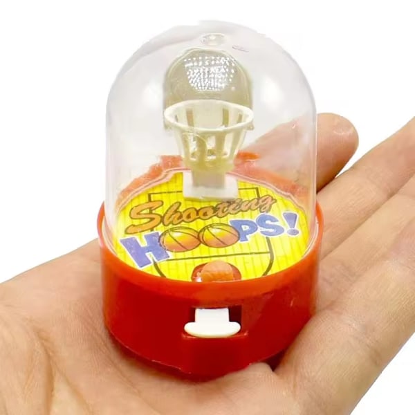 Mini fingerspel, 10-pack, skrivbordsleksaker, basketspel, födelsedagsfest souvenirer, skolprisfyllmedel 10 pieces of mixed color No,