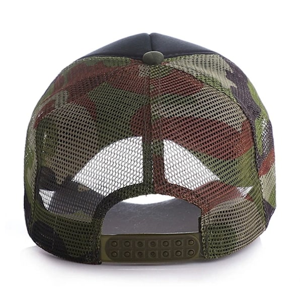 Andningsbar basebollkeps, avslappnad mesh, solskydd, justerbar meshkeps, lastbilschaufför, sommar C No,