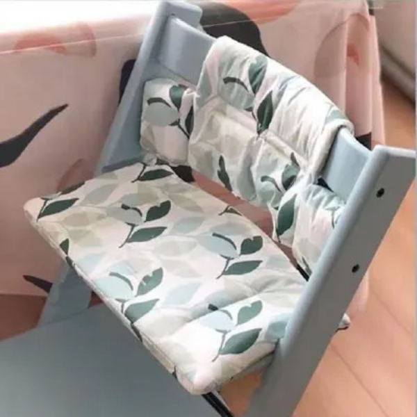 Tvättbar dyna för barnstol, tillbehör för barnmat med hållare för barnstol pinkish No,