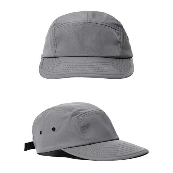 Snabbtorkande basebollkepsar för män och kvinnor, utomhus strand basebollkepsar, hip-hop snapback, solskydd, 5-panel black No,