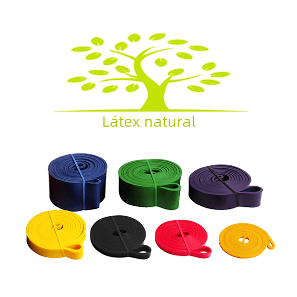 Sportlatex-uthållighetsband, elastiska band med hög styrka för träning, pilates, fitnessutrustning Lan64 BD No,