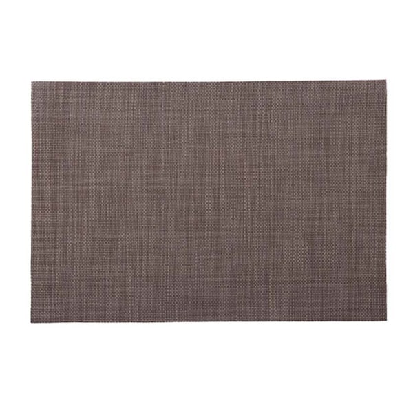 Badbordsdukar för hotell och heminredning, tvättbara PVC-bordsmattor, enfärgad 1PC jul- och bankettdekorationer Brown 45x30 centimeters