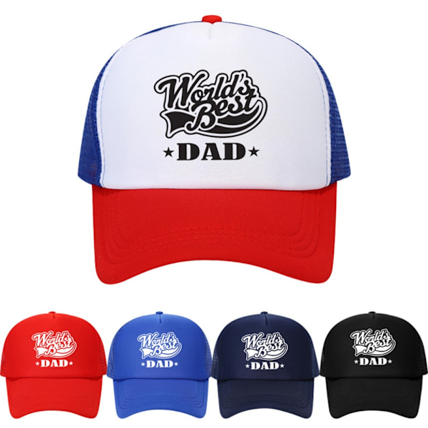 Världsjusterbar basebollkeps, andningsbar mesh basebollkeps, retrobroderi, solhatt, bästa pop, hiphop, mode Royal Blue No,
