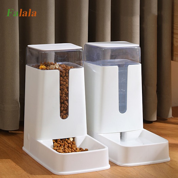 3,5L hund- och kattvattendispenser, automatisk matare för husdjur green Water bowl