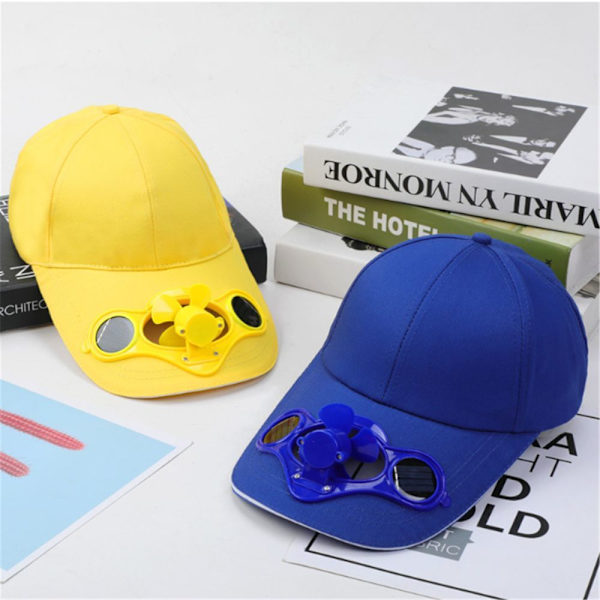 Sommar sol baseball keps, vandring och resor fläkt sport keps, innovativ yellow No,