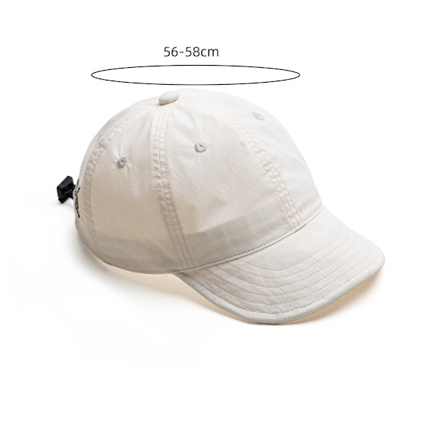 Ultratunn baseballkeps, bärbar solskydd, justerbar, ankkäpp, lätt, andningsbar, solhatt, camping Khaki No,