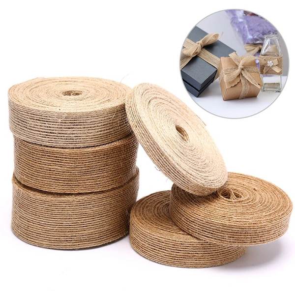 Fisk silke hamparep, fisk silke gult hamparep, fisk silke band, handgjord DIY rep, 10 meter per rulle WPHG153-15mm No,