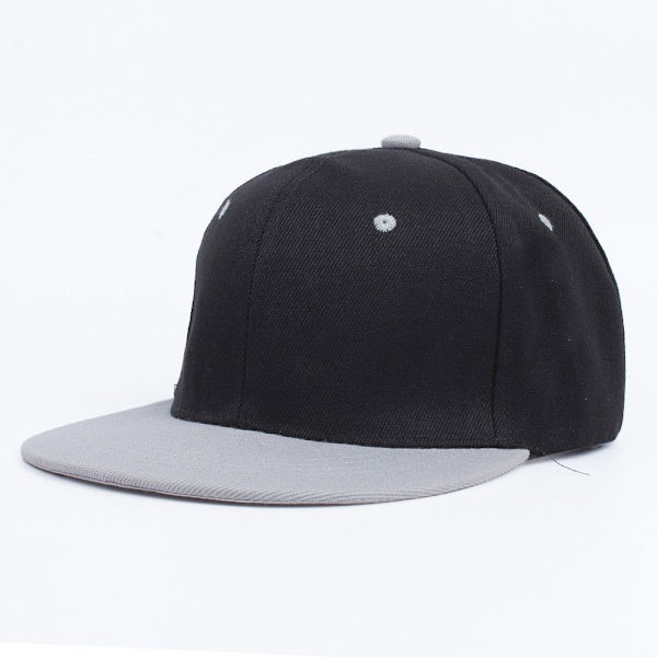 Retro Snapback-keps, Klassisk Baseballkeps, Utomhus Multi Color Solhatt, Vårmode Grey and Black No,