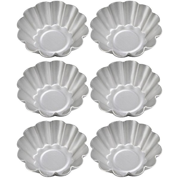 Äggtartsform UDS-form i aluminiumlegering, non-stick blomkaksbakform No, No,