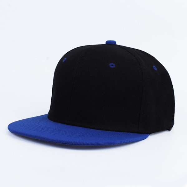 Retro Snapback-keps, Klassisk Baseballkeps, Utomhus Multi Color Solhatt, Vårmode Blue and Black No,