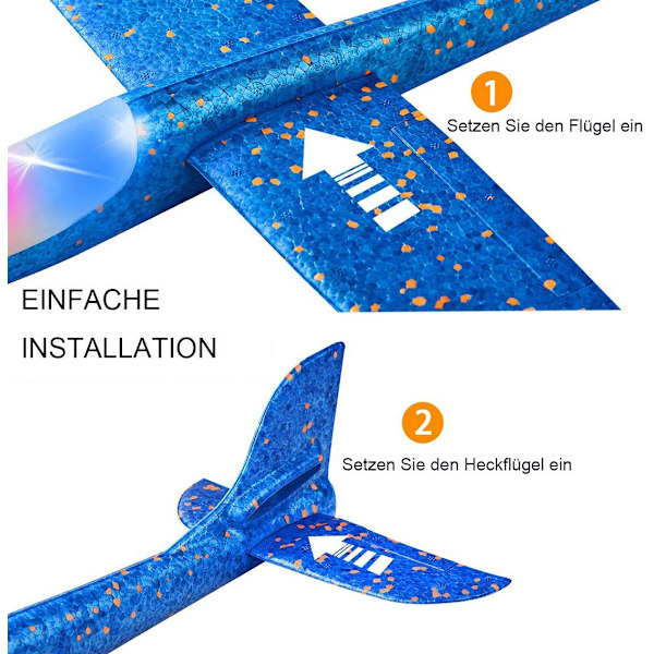 Polystyrenplan, 2-delad polystyrenplan, glidflygplan No, No,