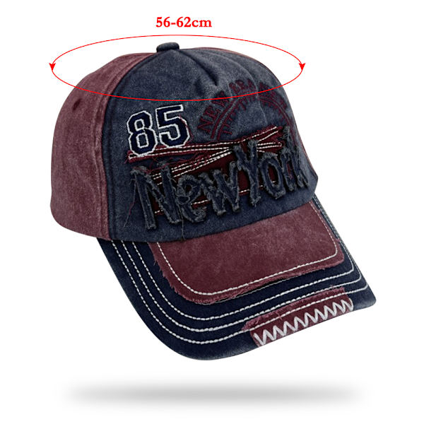 Justerbar baseballkeps, UV-beständig retro fiskehatt, solparaply, broderade bokstäver, vår och sommar 3 No,