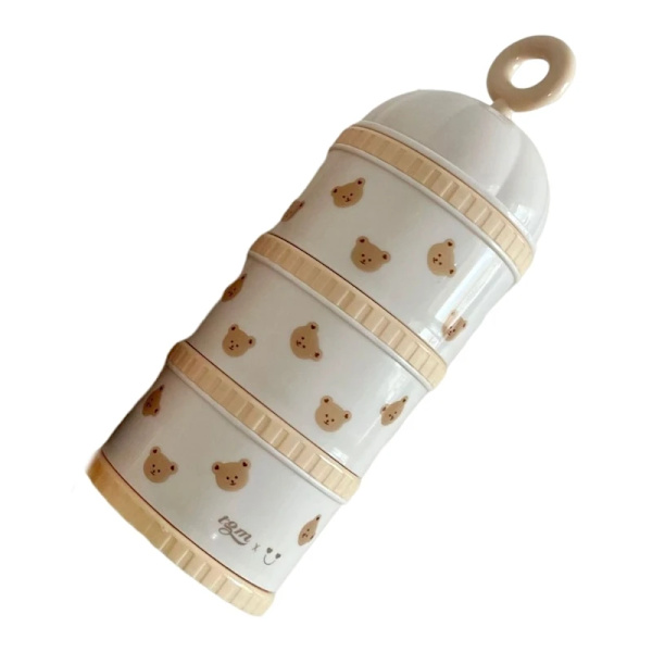 Spädbarnsformulask, spädbarnsmatningsformuldispenser, bärbar förvaringsbehållare, blandning Little Bear No,