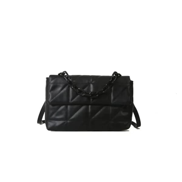 Höst och vinter crossbody-väska, axelkedja white No,