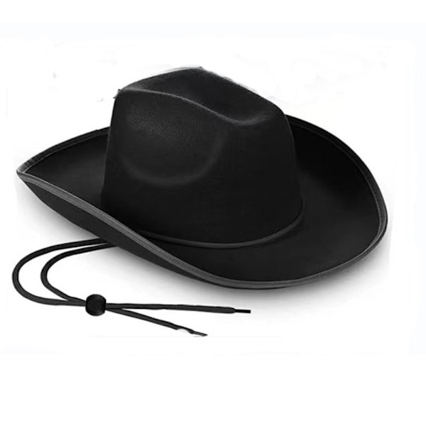 Cosplay cowboyhatt, roliga denim accessoarer, kostymball cowboyhatt, performance filt prinsesshatt, födelsedag Brown No,