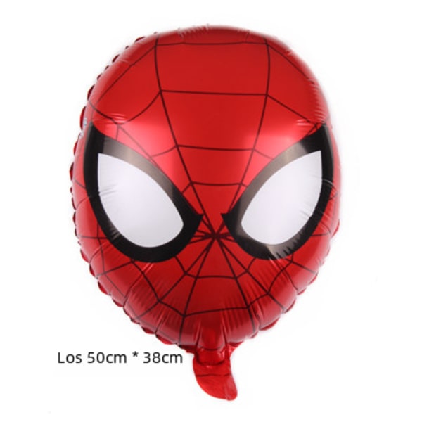 Superhjälte Aluminium Ballong Marvel Spider Man, Iron Man, Captain America, Hulk 4 set up No,