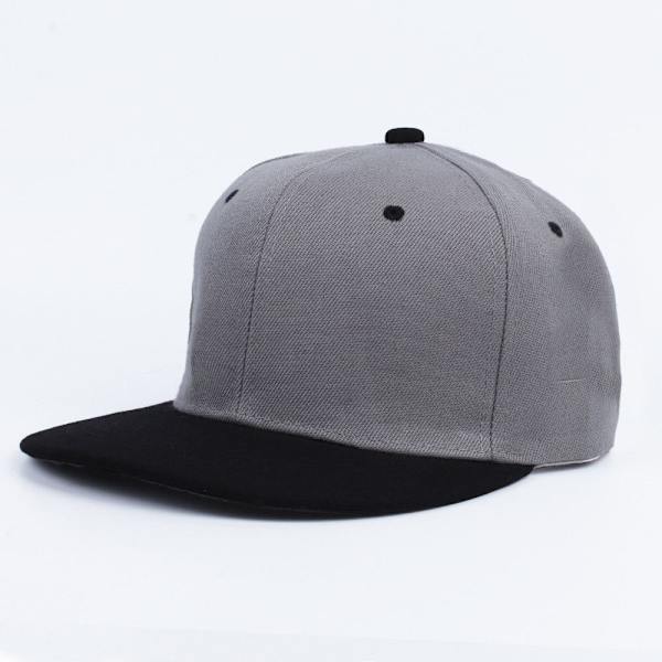 Retro Snapback-keps, Klassisk Baseballkeps, Utomhus Multifärgad Solhatt, Vårmode Black and Grey No,