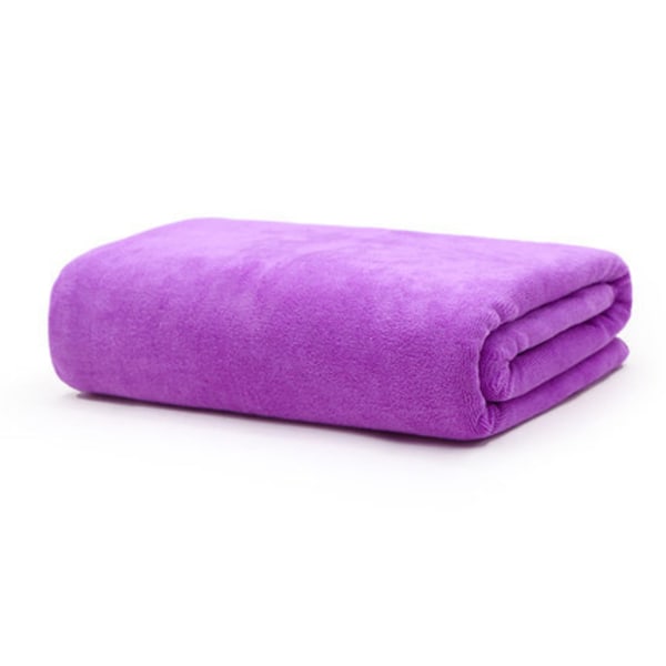 Stora, ultrafina fiberabsorberande duschhanddukar för badrum, ultramjuka handdukar för badträning, resor Medium purple -35x75 No,