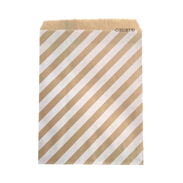 Randiga och prickiga kraftpapperspåsar är ett idealiskt val för bröllop, fester och firanden 10x15cm honeycomb No,