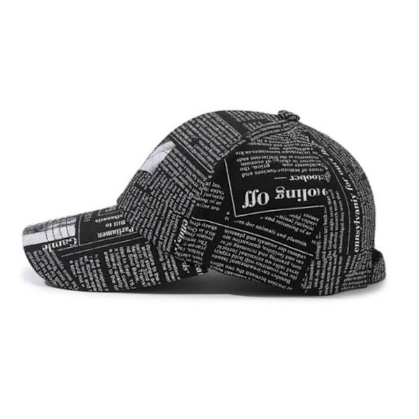 Graverade basebollkepsar för män och kvinnor, andningsbara solskyddskepsar, justerbara, hip-hop-stil, neutrala white No,