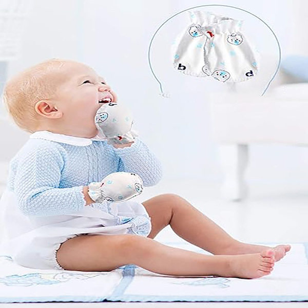 5 par babyvantar för att förhindra att huden repas 0-6 månader gammal No, No,