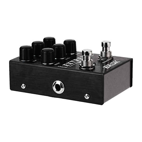 EROK Extreme Metal Twist Effektpedal, Hög Gain Super Drive Elgitarr Effektpedal, Enhetspulsnivåkontrollkomponent Extreme No,