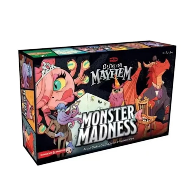 Baldur's Gate Dungeon Mehem brädspel, Monster Crazy Card, engelsk version, barns leksaker, presenter 1 No,