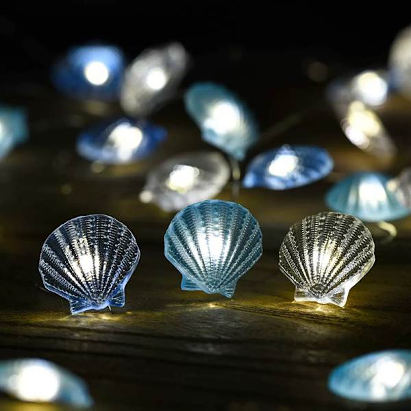 2M sjöstjärna ljusslinga, 20LED, havs tema fest, sjöjungfru ljusslinga, födelsedagsfest dekoration, flicka babyshower souvenir 2M 20LED Style A No,
