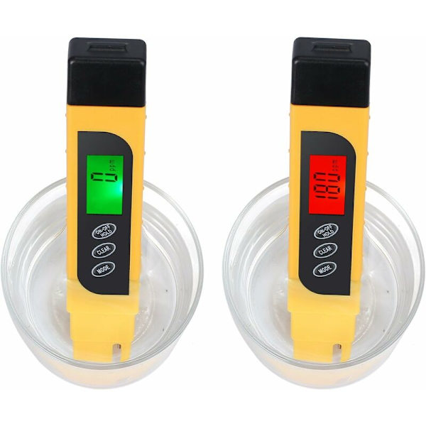 Digital TDS-penna, bärbar TDS EC-termometer, renhetstemperatur PPM-testare termometer vatten 4 visningslägen SSITO No, No,