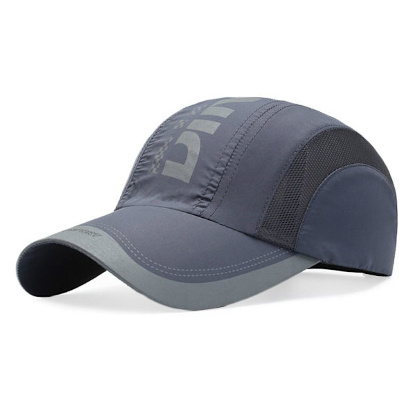 Andningsbar basebollkeps, UV-skydd för män och kvinnor, snabbtorkande keps för fritidssport, utomhus Navy Blue No,