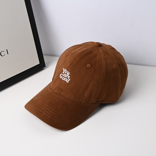 Broderad bokstavsbaseballkeps, justerbar solhatt, UV-skydd, utomhusparaply, vår och sommar network No,
