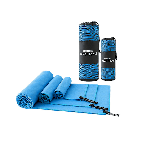 Tjock och ultrafint fiber snabbtorkande sport strandhandduk, lämplig för gymnastik, fitness, jogging, simning, yoga, med en storlek på 40x80/76x152cm grey 40x80 centimeters