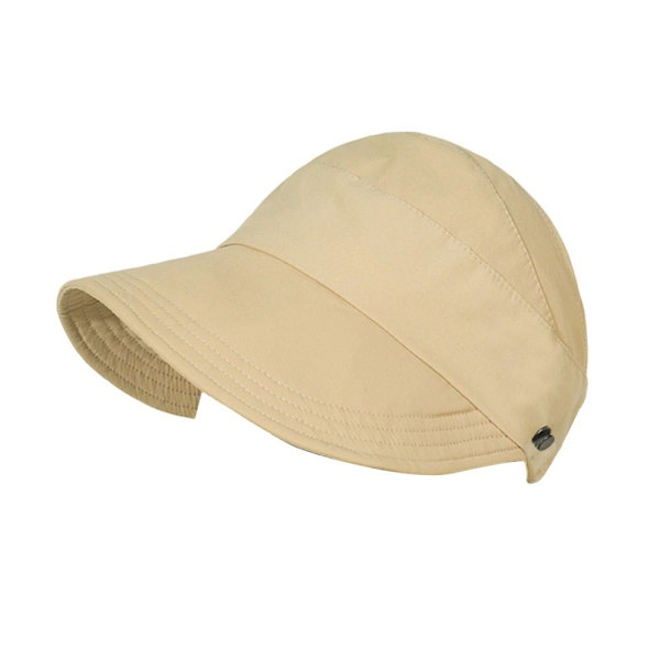 Justerbar basebollkeps med solskärm, fiskekeps, andningsbar, UV-skydd, ankkeps, utomhus Khaki No,