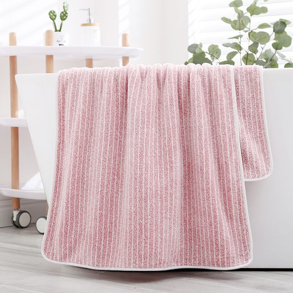 Barn och vuxna överdimensionerade korallfleece badlakan 70 * 140cm snabbtorkande Pink No,