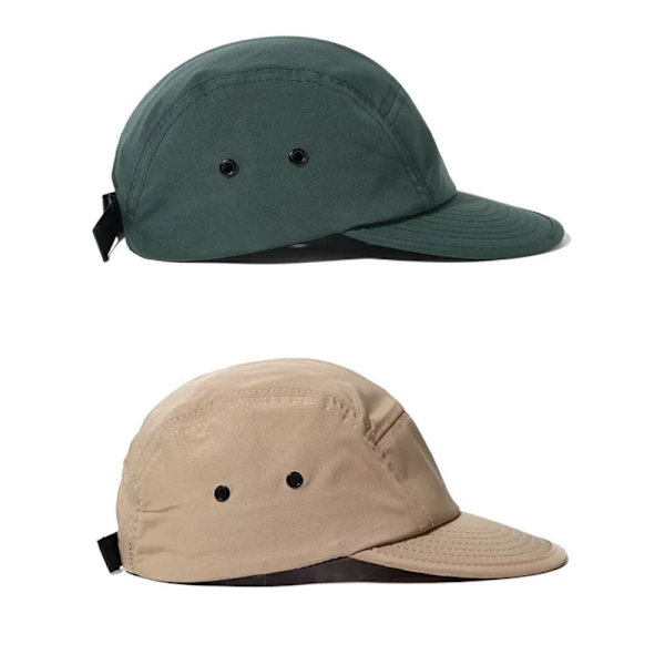 Snabbtorkande basebollkepsar för män och kvinnor, utomhus strand basebollkepsar, hip-hop snapback, solskydd, 5-panel Khaki No,