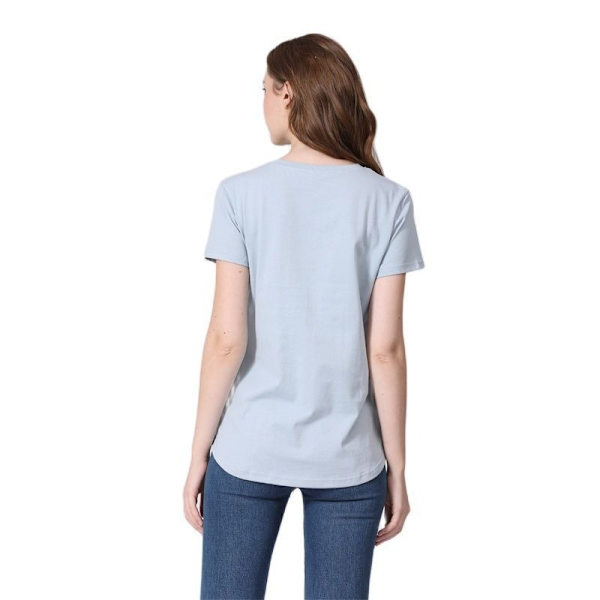 Gravida kortärmad T-shirt, dragkedja bomullskläder, sommar white XXXL