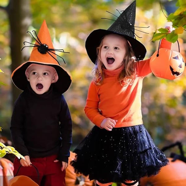 Halloween-kostymer för barn och vuxna, Harry Potter-häxhattar, häxhattar network No,