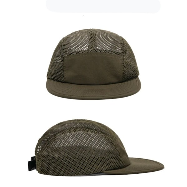 Andningsbara och snabbtorkande hattar för män och kvinnor, nätarbetshättor, camping, utomhus, 5 stycken dark grey No,